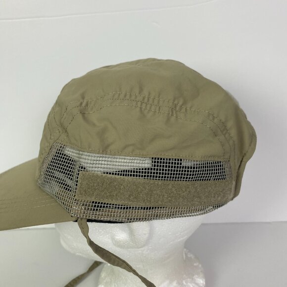 Broner Hat Long Bill Nylon Mesh Fly Fishing Hiking Outdoor Khaki Adjustable Mens - Picture 9 of 14